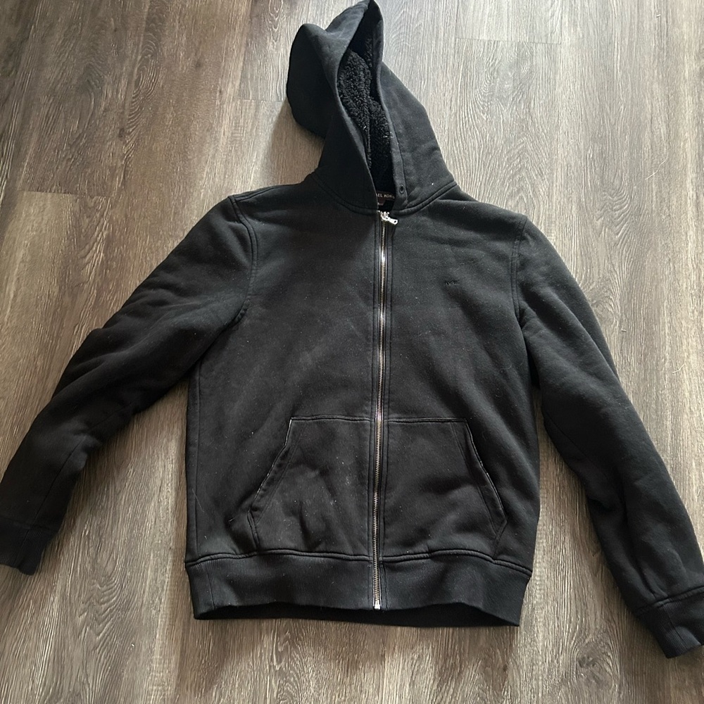 MICHAEL KORS men’s fleece hoodie in black
Size medium